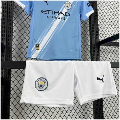 Kids Manchester City Home Kit 2025/26