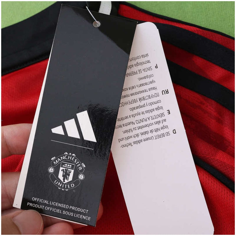 Manchester United Home Jersey 2025/26 - Long Sleeve