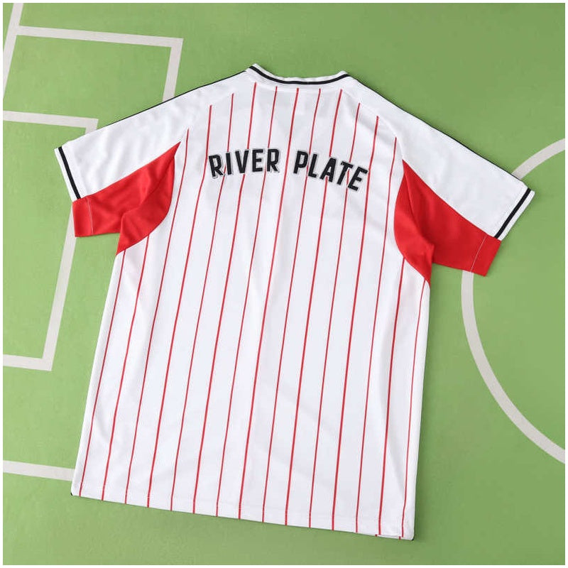 River Plate US Pack Full-Button Baseball Jersey