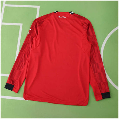 Manchester United Player Home Jersey 2025/26 - Long Sleeve