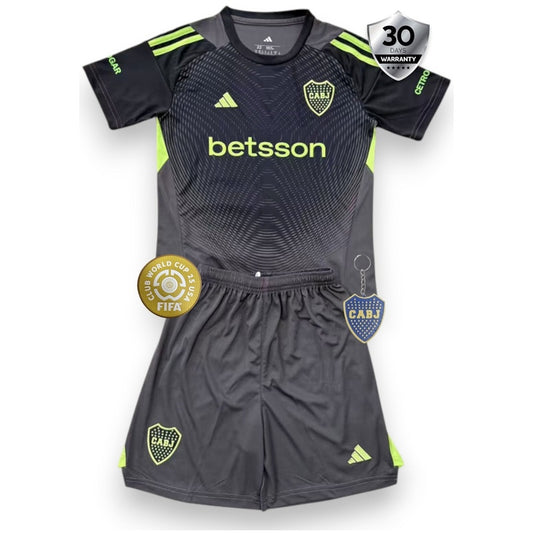 Kids Boca Juniors Goalkeeper Black 2025/26