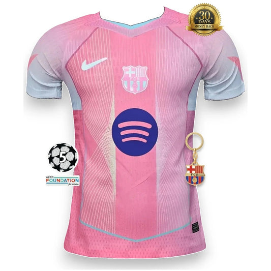 Barcelona Special Edition Player Version Jersey Pink 2025/26
