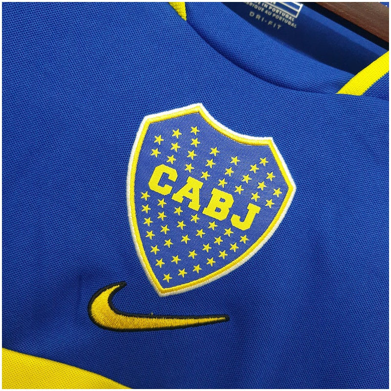 Boca Juniors 2001 Home Jersey - Retro Version