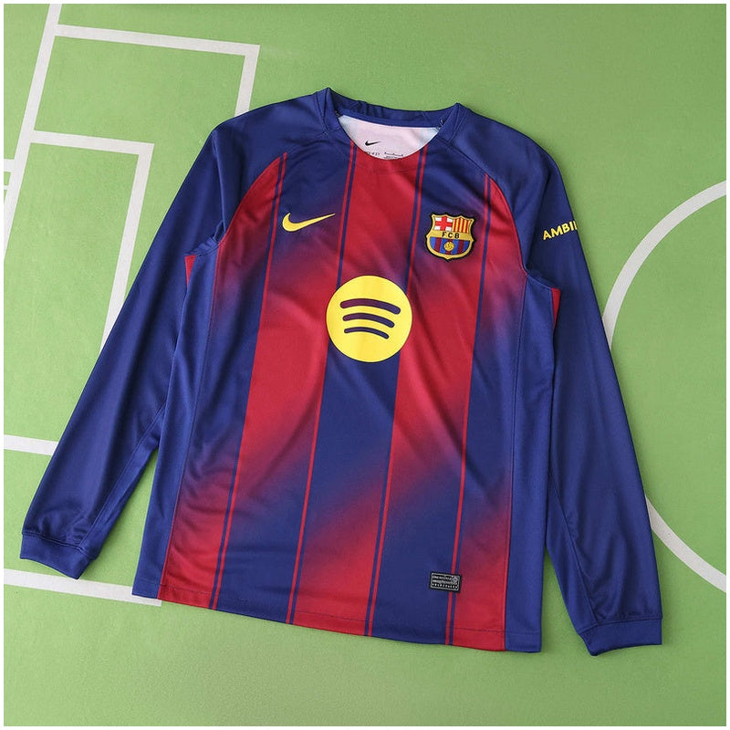 Barcelona 25/26 Home Jersey - Long Sleeve