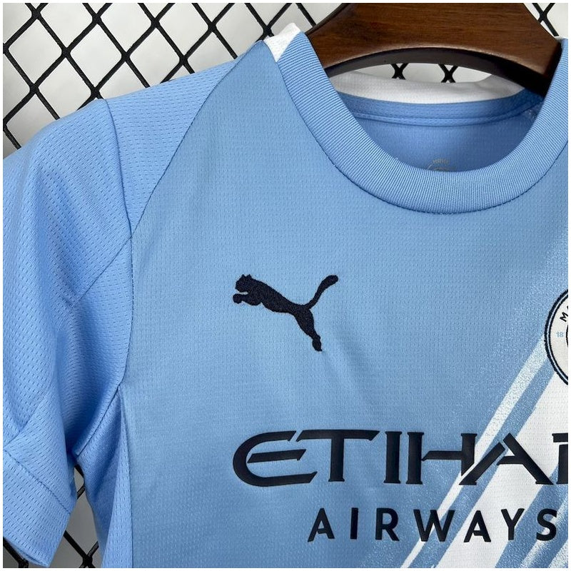 Kids Manchester City Home Kit 2025/26