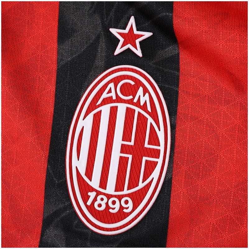 AC Milan Home Jersey 2025/26 Player Version - Long Sleeve