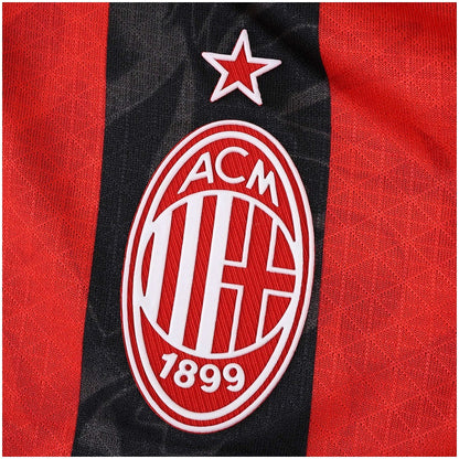 AC Milan Home Jersey 2025/26 Player Version - Long Sleeve