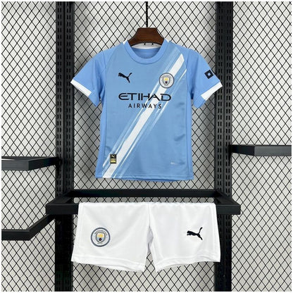 Kids Manchester City Home Kit 2025/26