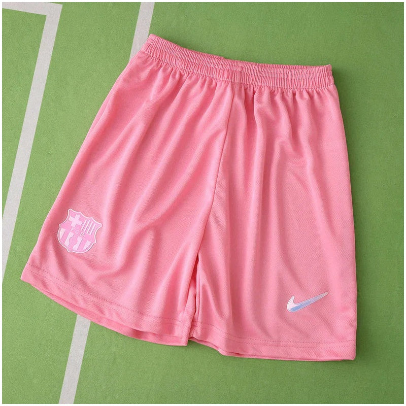 Kids Barcelona Special Edition Jersey Pink Kit 2025/26