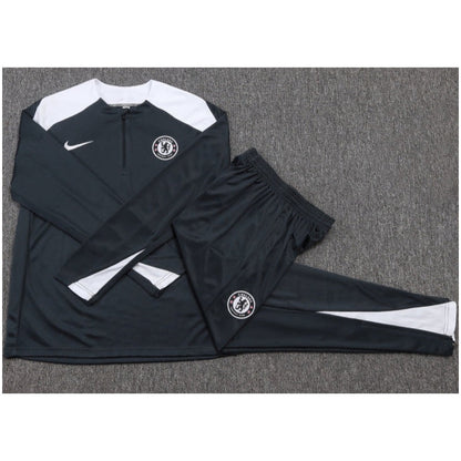 Chelsea Pre-Match Black Tracksuit 25/26