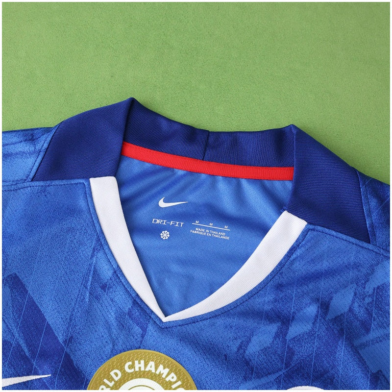 Chelsea Home 25/26 with World Champions 25 printing - Womens