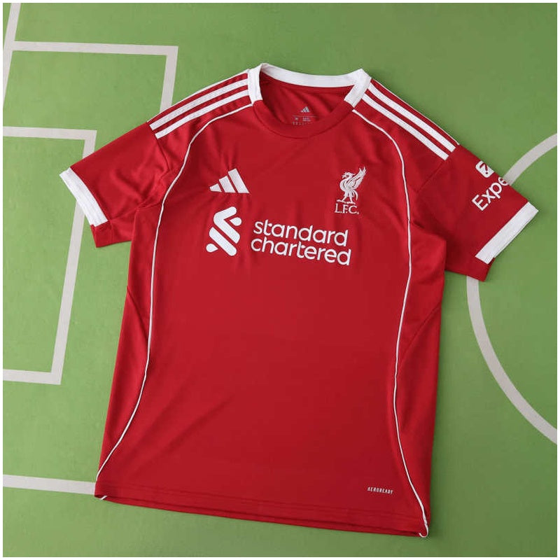Liverpool Home Jersey 2025/26 - CHAMPIONS 24/25 & Gold Trophy