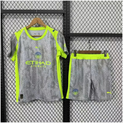 Kids Manchester City Third Kit 2025/26