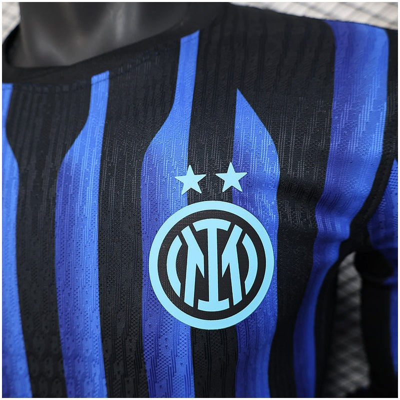 Inter Milan Home 2025/2026 Player Jersey - Long Sleeve