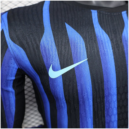 Inter Milan Home 2025/2026 Player Jersey - Long Sleeve