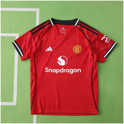 Kids Manchester United Home Kit 2025/26