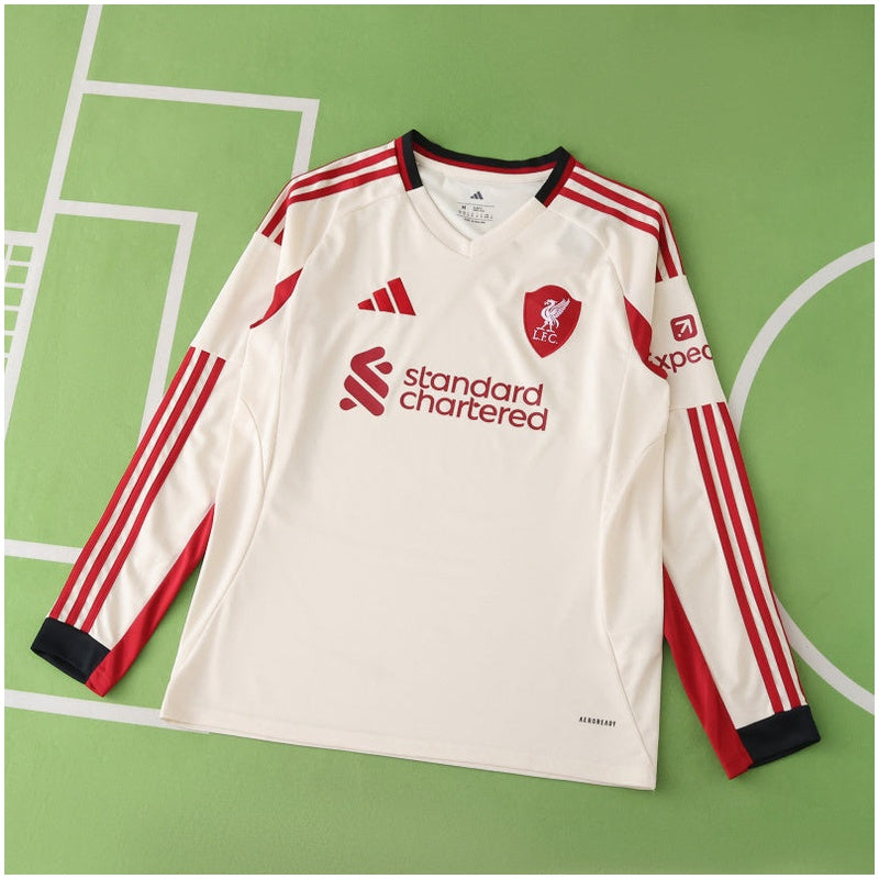 Liverpool Away Jersey 2025/26 - Long Sleeve