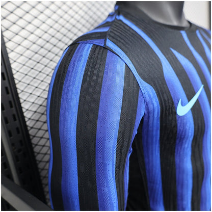 Inter Milan Home 2025/2026 Player Jersey - Long Sleeve