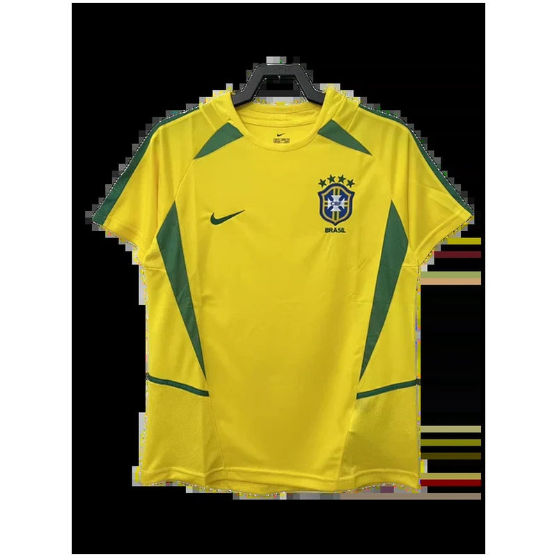 Brazil 2002 Home Jersey - Retro Version