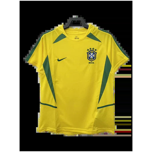 Brazil 2002 Home Jersey - Retro Version