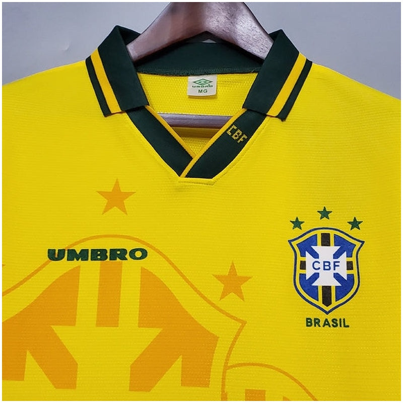 Brazil Retro 1994 Home Jersey