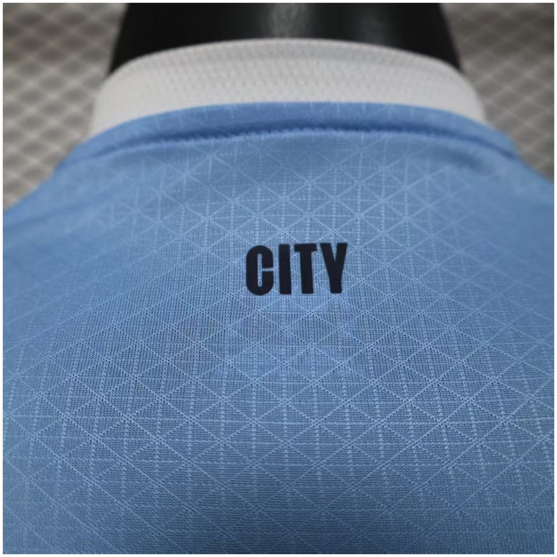 Manchester City Player Home Jersey 2025/26 Long Sleeve