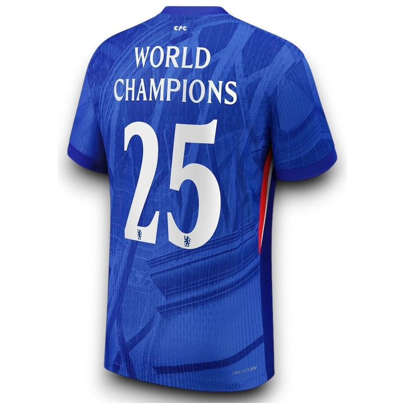 Chelsea Home Jersey 25/26 with World Champions 25 printing