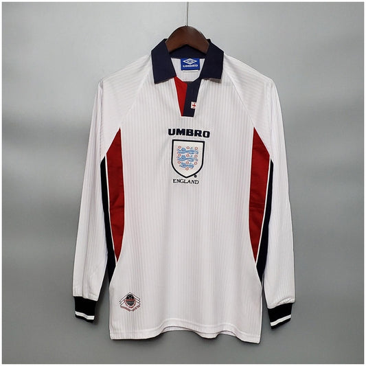 England Retro Home Jersey 1998 - Long Sleeve