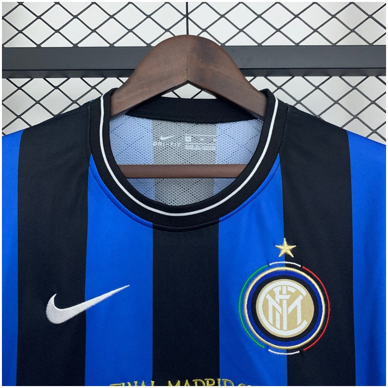 Inter Milan Retro 09/10 Home Jersey - Long Sleeve