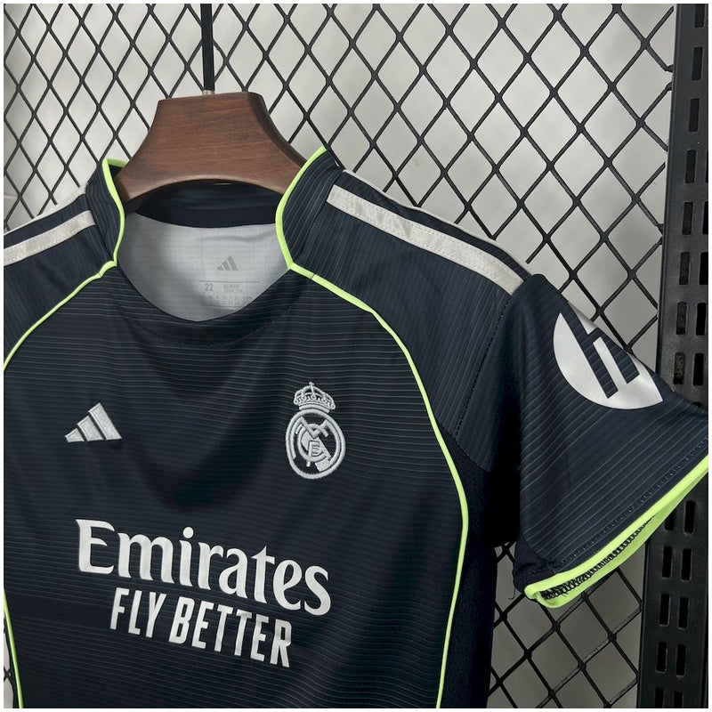 Real Madrid 2025/26 Away Kids Kit