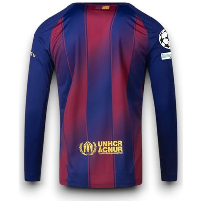 Barcelona 25/26 Home Jersey - Long Sleeve