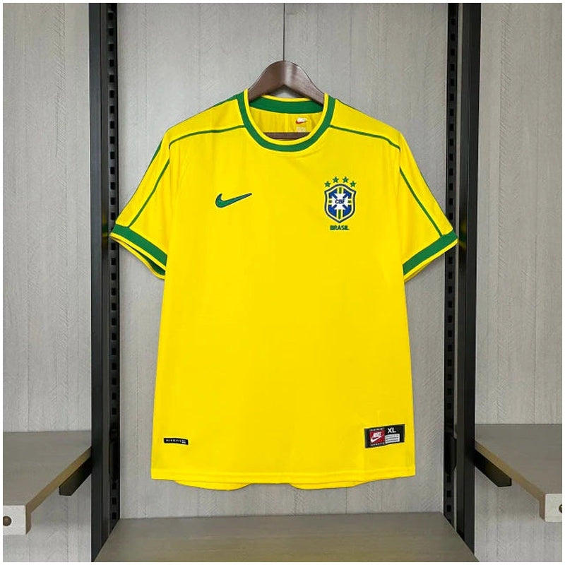 Brazil 1998/99 Retro Jersey - RONALDO #9