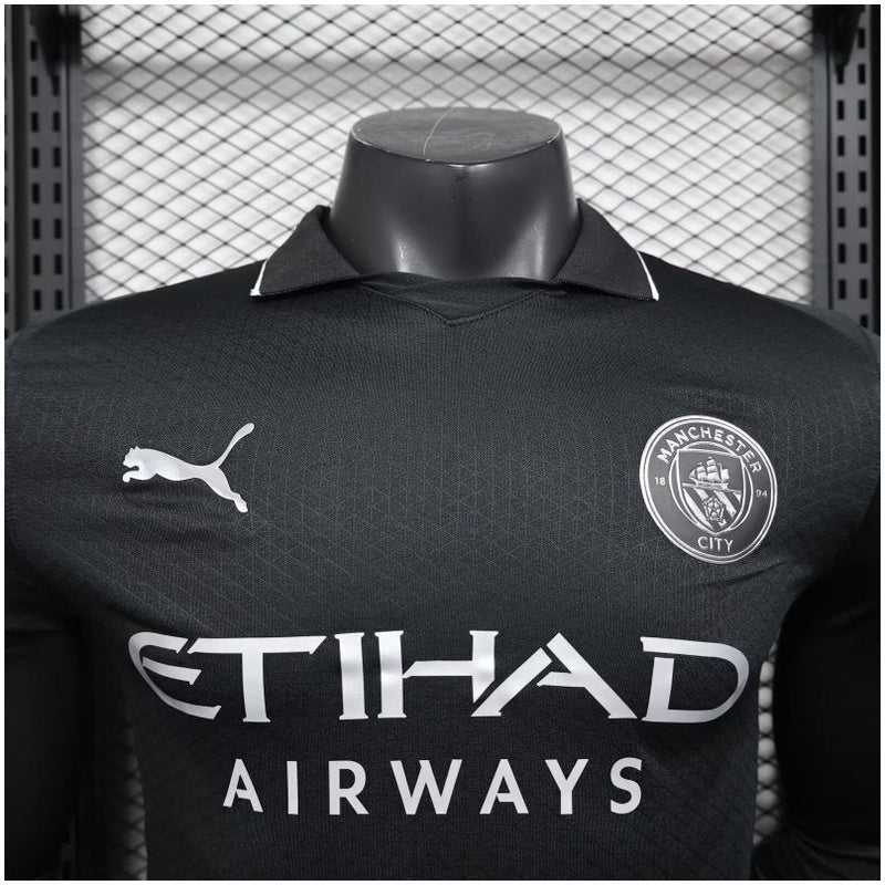 Manchester City Player Away Jersey 2025/26 Long Sleeve