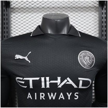 Manchester City Player Away Jersey 2025/26 Long Sleeve