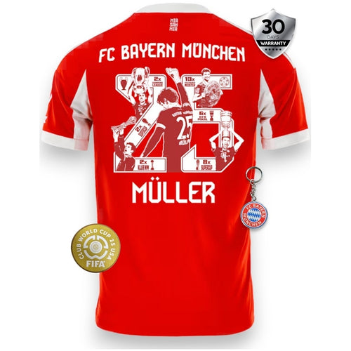 Bayern Munich Home Jersey 2025/26 - Müller Special Edition