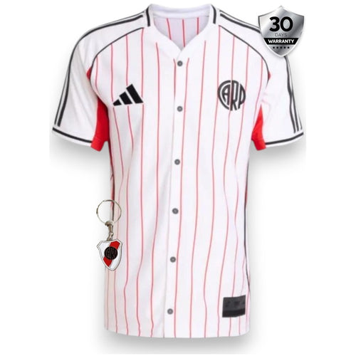River Plate US Pack Full-Button Baseball Jersey