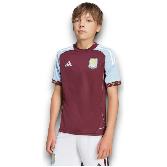 Kids Aston Villa Home Kit 2025/26