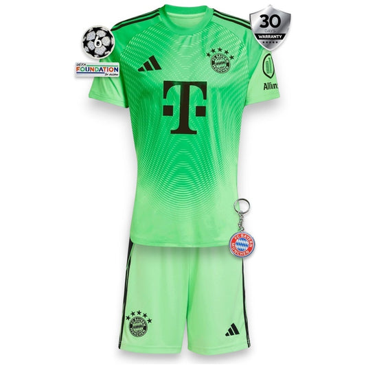 Kids Bayern Munich Jersey Goalkeeper 2025/26