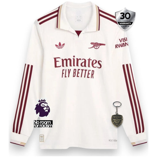 Arsenal Third Jersey 2025/26 Long Sleeve