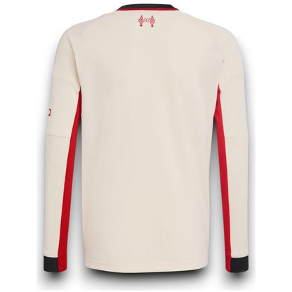 Liverpool Away Player Jersey 2025/26 - Long Sleeve