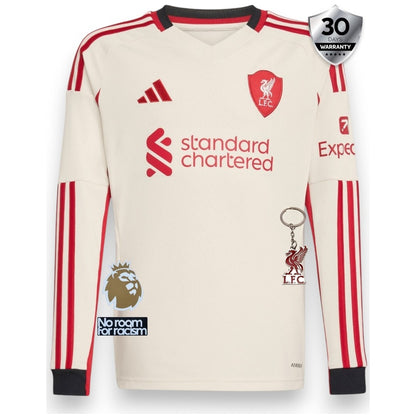 Liverpool Away Jersey 2025/26 - Long Sleeve