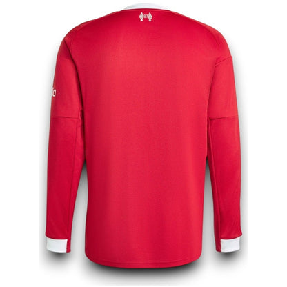 Liverpool Home Player Jersey 2025/26 - Long Sleeve