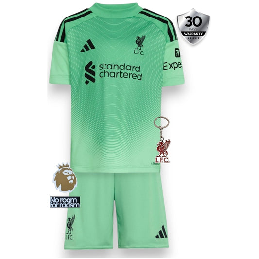 Kids Liverpool Goalkeeper Kit 2025/26