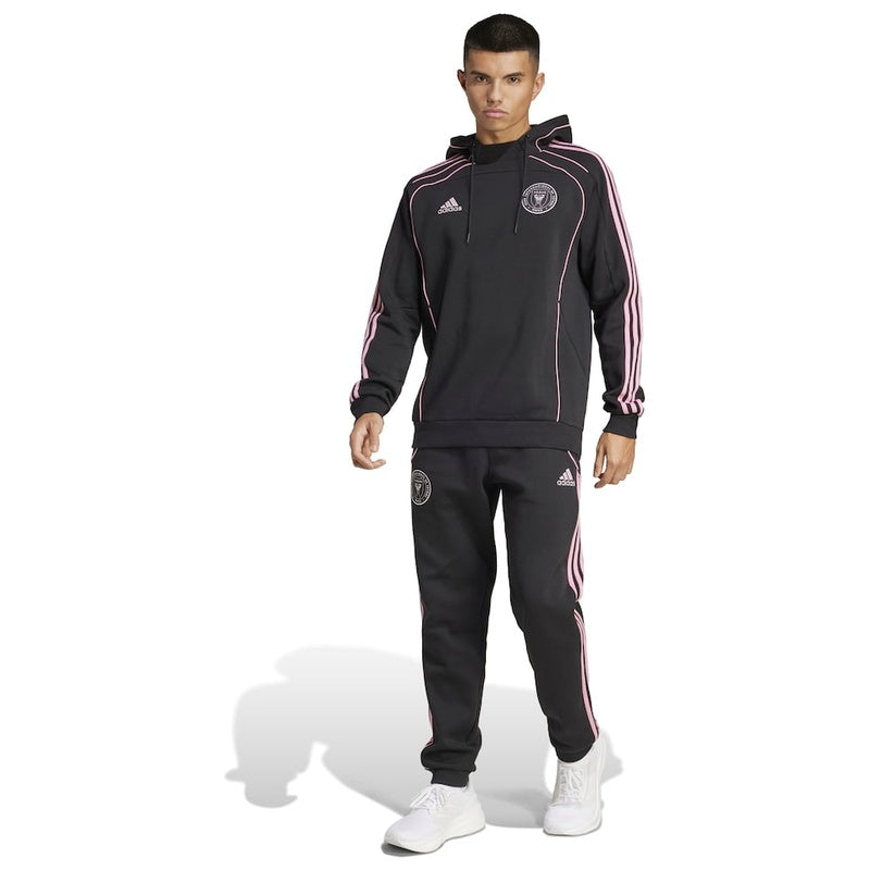 Inter Miami Black 2025 Travel Pullover Hoodie