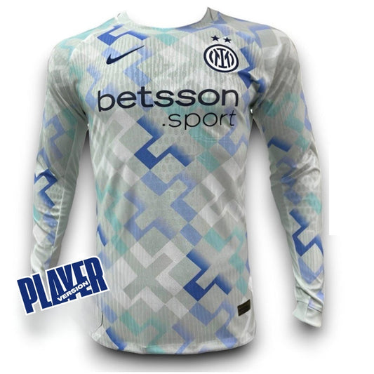 Inter Milan Away 2025/2026 Player Jersey - Long Sleeve