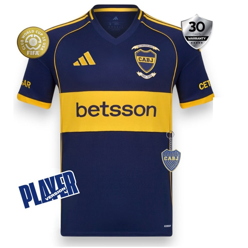 Boca Juniors Home 120th Anniversary Player Jersey 2025/26