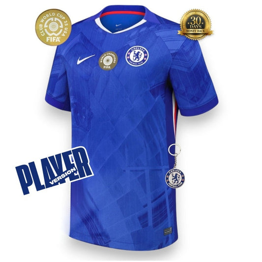 Chelsea Player Home Jersey 25/26 with World Champions - Patch