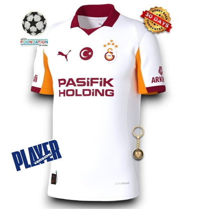 Galatasaray Player Away Jersey 2025/26 - With Sponsors