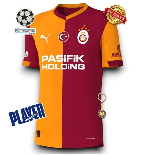 Galatasaray Player Home Jersey 2025/26 - With Sponsors