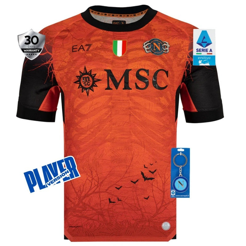 SSC Napoli Halloween Orange Player Shirt 2025/2026